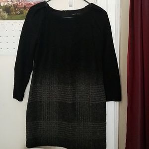 Mango Wool blend dress 3/4 sleeve and lining